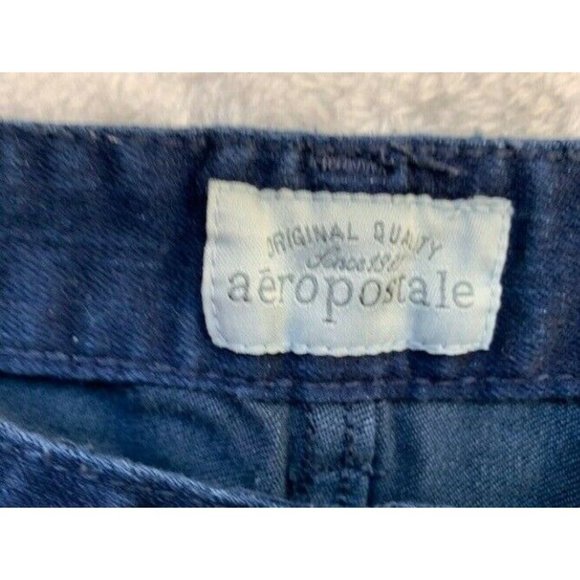 Aeropostale Womens Lola Legging Jean Size 3 / 4 Regular Dark Wash Low Ri… - Picture 3 of 4